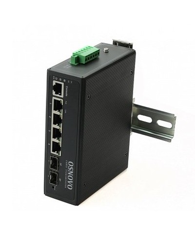 Промышленный управляемый (L2+) PoE коммутатор Gigabit Ethernet на 6 портов OSNOVO SW-80402-IL(port 90W,360W) в Первоуральске Коммутаторы Pintop.ru