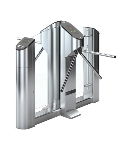 Турникет моторизованный двухсторонний с картоприемником Oxgard Praktika Т-03-DК-2R (Mifare) в Первоуральске Турникеты Pintop.ru