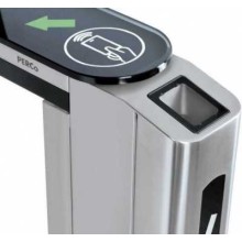 Передняя панель скоростного прохода PERCo-ST-01 со встроенным сканером штрихкода PERCo-FP01Q.1