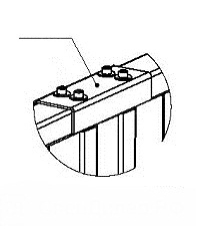 Накладка верхняя PERCo-RF01 0-05 в Первоуральске Дополнительное оборудование для СКУД Pintop.ru