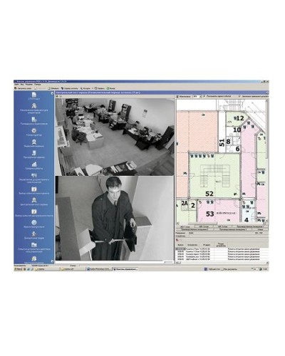 ПО Модуль Центральный пост PERCo-SM13 в Первоуральске Сетевая СКУД Perco Pintop.ru