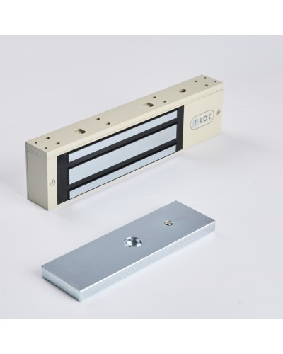 R-Lock RL-EM350-L0G - Электромагнитный замкок, 350кг, DC12/24B, цвет серый, RAL7032 (галечный серый) в Первоуральске Электромагнитные замки Pintop.ru