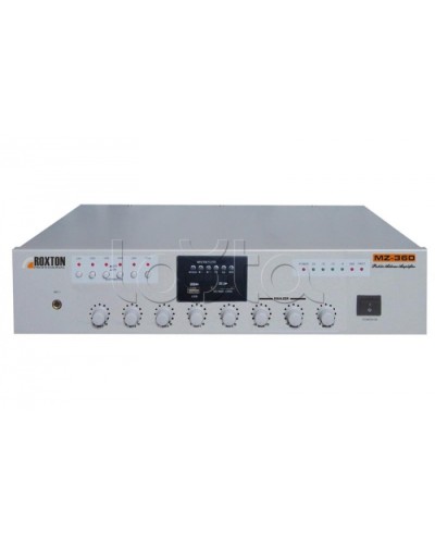 Микшер-усилитель ROXTON MZ-360 в Первоуральске Система оповещения и трансляции Roxton Pintop.ru