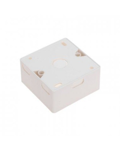 Короб накладной для лицевых панелей 80х80 под 2 модуля 45х22,5 Mosaic 03-0126 в Первоуральске Распределительные коробки Pintop.ru