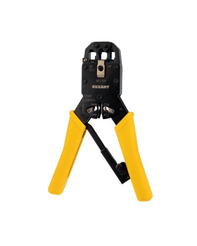 Кримпер для обжима 10P10C / 8P8C / 6P6C / 4P4C (HT-200R) (TL-200R) REXANT (12-3442) в Первоуральске Монтажные материалы Pintop.ru