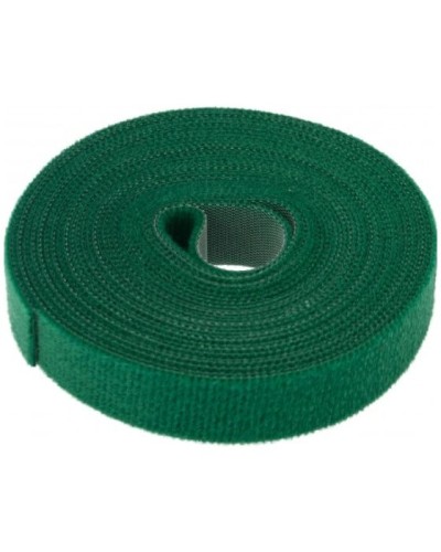 Лента-липучка многоразовая 5 м х 20мм, зеленая (1 шт/уп) REXANT 07-7523 в Первоуральске Монтажные материалы Pintop.ru