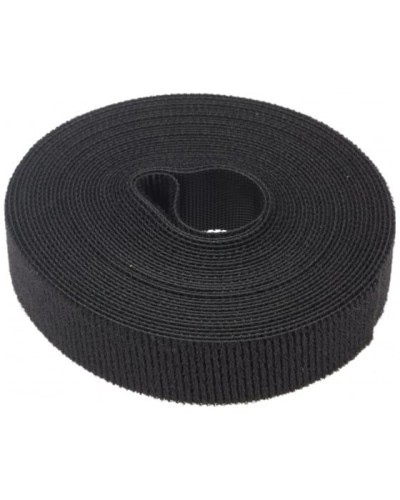 Лента-липучка многоразовая 5 м х 20мм, черная (1 шт/уп) REXANT 07-7526 в Первоуральске Монтажные материалы Pintop.ru