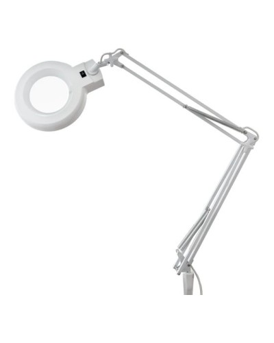 Лупа на струбцине круглая настольная 8Х с подсветкой REXANT (31-0021) в Первоуральске Монтажные материалы Pintop.ru