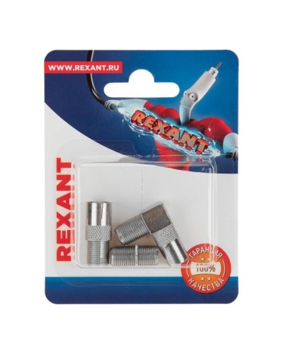 Набор антенных переходников для подключения ТВ REXANT 06-0041-A в Первоуральске Проходные адаптеры Pintop.ru