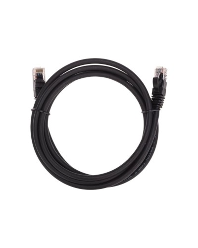 Патч-корд U/UTP, CAT 6, RJ45-RJ45, 26AWG, LSZH, черный, 2м REXANT 02-0292-2 в Первоуральске Патчкорды (медные) Pintop.ru