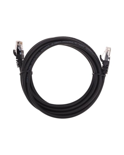 Патч-корд U/UTP, CAT 6, RJ45-RJ45, 26AWG, LSZH, черный, 3м REXANT 02-0292-3 в Первоуральске Патчкорды (медные) Pintop.ru