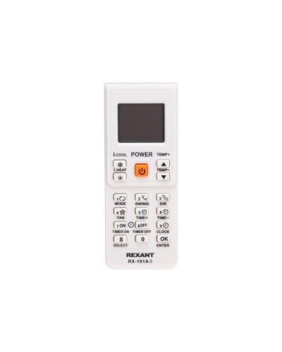 Пульт универсальный для кондиционеров RX-101AII REXANT 38-0103 в Первоуральске Системы видеонаблюдения Pintop.ru