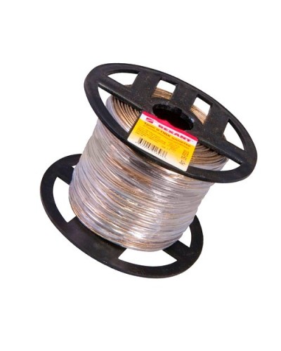 Трос стальной в ПВХ изоляции d2.5 мм (200 м) REXANT 09-5325 в Первоуральске Крепежные изделия Pintop.ru