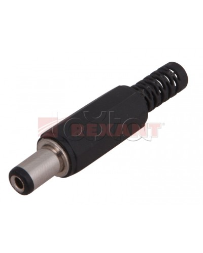 Разъем питания штекер 2.1х5.5x10 мм (50шт/уп) REXANT 14-0311 в Первоуральске Коннекторы Pintop.ru