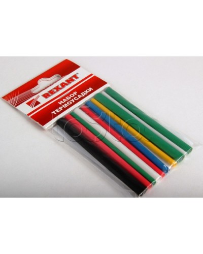 Набор термоусадочных трубок №1 (АВТО) (10шт/уп) REXANT 29-0101 в Первоуральске Аксессуары для кабель-канала Pintop.ru