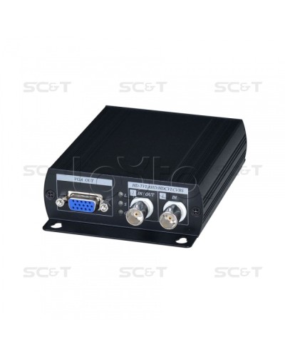 Преобразователь-разветвитель AHD/HDCVI/HDTVI в HDMI/VGA/CVBS SC&T AD001HD4 в Первоуральске Видеоусилители, Модуляторы, Делители Pintop.ru