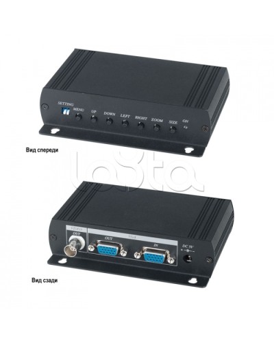 Преобразователь VGA- видеосигнала в аналоговый видеосигнал SC&T VC01 в Первоуральске Видеоусилители, Модуляторы, Делители Pintop.ru