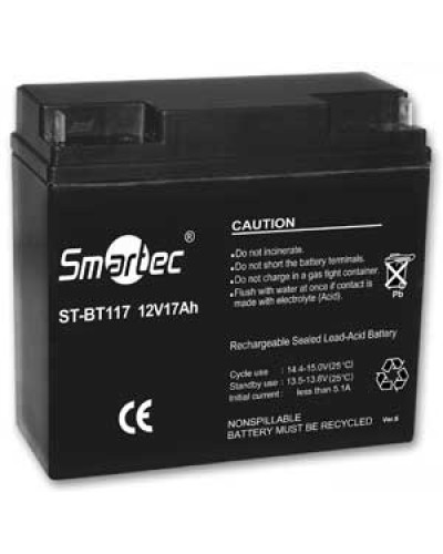 Аккумулятор свинцово-кислотный Smartec ST-BT117 в Первоуральске Электротехническое оборудование Pintop.ru