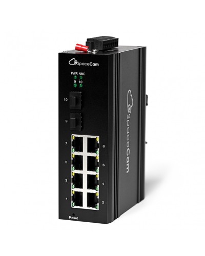 Управляемый PoE коммутатор SpaceCam SC-I-L2-8GP-240-2G (A) в Первоуральске Коммутаторы Pintop.ru