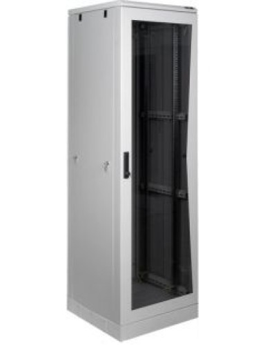 Комплект дверей передняя и задняя цельнометаллические для шкафа серии TFL 24U TLK (TFL-4-2460-MM-GY) в Первоуральске Аксессуары для стоек и шкафов Pintop.ru