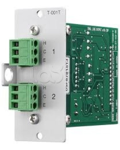 Модуль выходной 2-mic/line с DSP-процессором TOA T-001T в Первоуральске Системы оповещения и трансляции TOA Pintop.ru