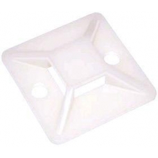 Площадка самоклеящаяся под стяжку, 25х25 мм, белая (100шт.уп) TWT-CV-ATM25