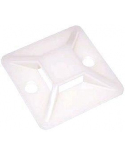 Площадка самоклеящаяся под стяжку, 25х25 мм, белая (100шт.уп) TWT-CV-ATM25 в Первоуральске Коммутационные изделия Pintop.ru