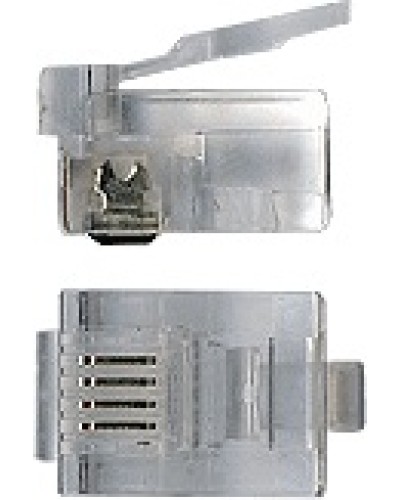 Коннектор RJ12 д/кабеля 6-ти контактный TWT-PL12-6P6C/100 в Первоуральске Аксессуары для кабель-канала Pintop.ru