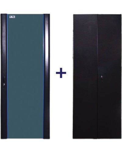 Комплект дверей 22U TWT TWT-CBB-DR22-6x-S-G1 в Первоуральске Аксессуары для стоек и шкафов Pintop.ru