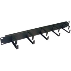 Органайзер кабельный 19" 1U 5 колец TWT TWT-ORG1U-5V
