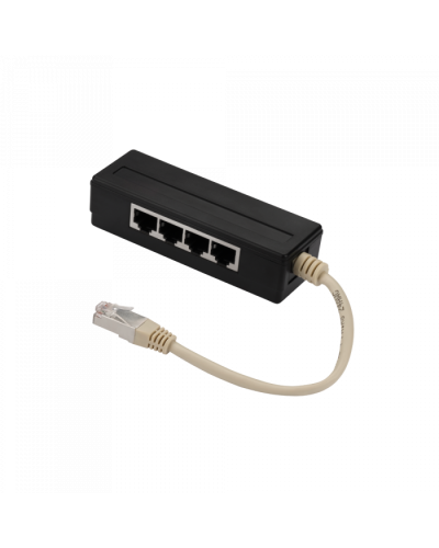 Y-адаптер, 4 параллельных порта, горизонтальный TWT (TWT-Y-1P4H) в Первоуральске Проходные адаптеры RJ-45 и разветвители Pintop.ru