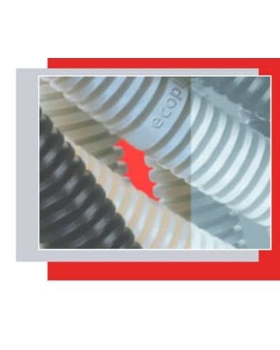 Труба гофр. ПВХ 16 мм (100 м) Экопласт (10016) в Первоуральске Труба гофрированная Pintop.ru