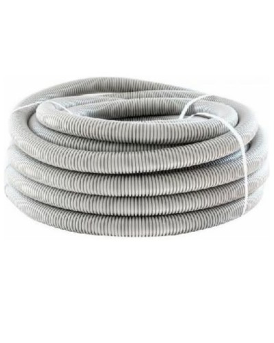 Труба гофр. ПНД HF 50 мм с зондом лёгкая серый (15 м) ОКЛ Экопласт 20150HF в Первоуральске Труба гофрированная Pintop.ru