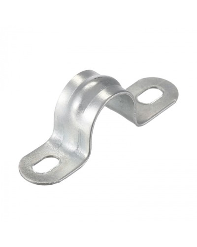 Скоба оцинк. с двумя отверстиями, для трубы D14мм(5шт) Экопласт (43614-5) - Скоба оцинкованная с двумя отверстиями, для трубы D14мм(5шт) Экопласт в Первоуральске Держатели, клипсы, скобы Pintop.ru