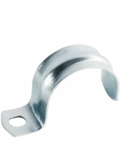 Скоба оцинк. с одним отверстием, для трубы D32мм (100 шт/уп) Экопласт (43732) - Скоба оцинкованная с одним отверстием, для трубы D32мм Экопласт в Первоуральске Держатели, клипсы, скобы Pintop.ru