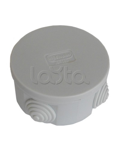 Коробка распределительная о/п с крышкой D80х40 мм, 4 вых., без галагена Экопласт 44005HF в Первоуральске Распределительные коробки Pintop.ru