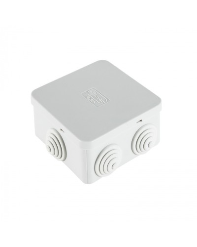 Коробка распределительная о/п, для монтажного пистолета 85х85х50, без галогена, 6 вых, IP44 (44066HF) в Первоуральске Распределительные коробки Pintop.ru