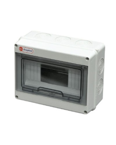 Шкаф настенный, 12-13 модулей, IP65 Экопласт 46412 в Первоуральске Боксы для автоматов Pintop.ru