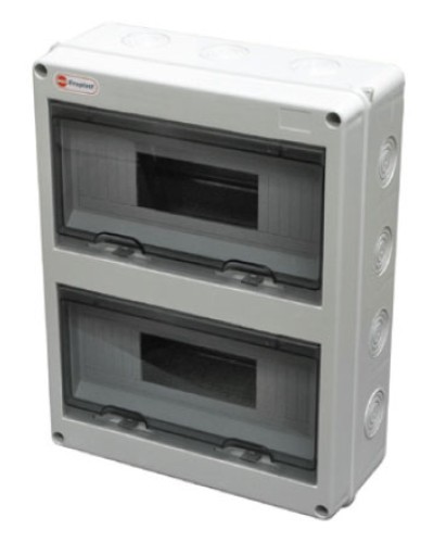 Шкаф настенный, 24 модулей, IP65 Экопласт 46424 в Первоуральске Боксы для автоматов Pintop.ru