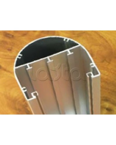 Колонна алюминевая под суппорт (односторонняя) 660мм Экопласт 70166 в Первоуральске Системы лючков и колонн Pintop.ru