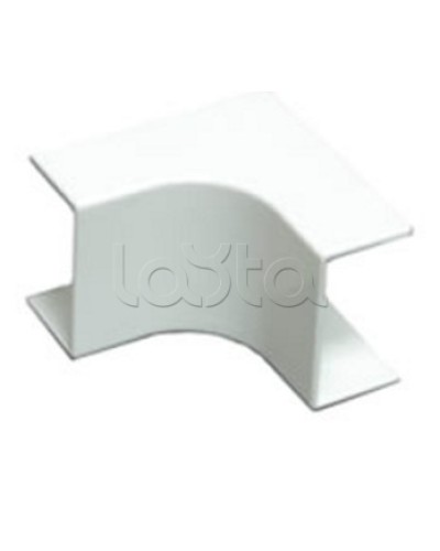 Угол внутренний плавный стандарт TIA 20х12,5 мм Экопласт 72114R в Первоуральске Аксессуары для кабель-канала Pintop.ru