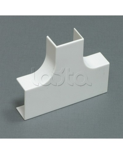 Тройник плавный стандарт TIA 60х40 мм Экопласт 76415R в Первоуральске Аксессуары для кабель-канала Pintop.ru