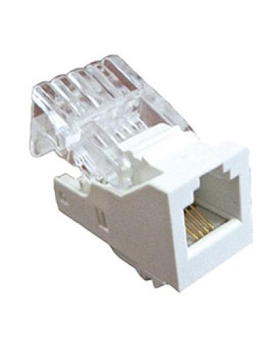 Экопласт RJ-12 Модуль инф. розетки 110/Krone, бел., LK45 в Первоуральске Аксессуары для кабель-канала Pintop.ru