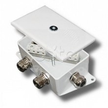 Коробка монтажная огнестойкая Гефест КМ-О (10к)-IP66-d, четыре ввода 120х80х68