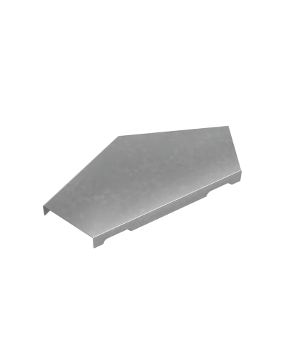 Крышка горизонтального угла 45 гр. 50 мм ПЛЮС КМ-профиль (KGLplus45-50) в Первоуральске Аксессуары для лотков Pintop.ru