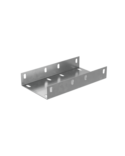 Соединительная пластина усиленная П-образная для лотка 50х150 мм ПЛЮС INOX304 КМ-Профиль (SPUplus50-150 INOX304) в Первоуральске Аксессуары для лотков Pintop.ru