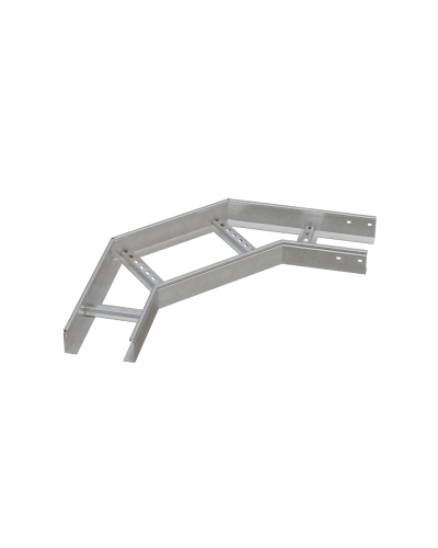 Угол лестничный горизонтальный 90 гр. 80х800х1,2 мм N КМ-профиль (LGL90-80-800-1.2 N) в Первоуральске Аксессуары для лотков Pintop.ru