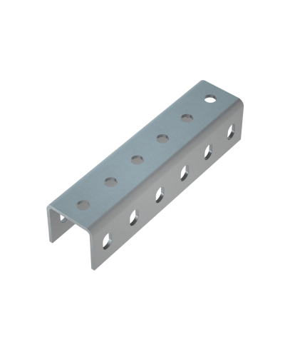 Соединитель усиленного швеллера 50х50х4,0 мм INOX304 КМ-Профиль (SLPU50-50 INOX304) в Первоуральске Аксессуары для лотков Pintop.ru