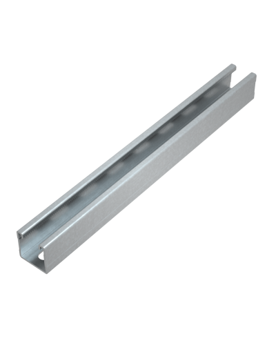 Страт-профиль 41х41 L2300 мм s:1,5 HD КМ-Профиль (STP41-41-2300 HD) в Первоуральске Аксессуары для лотков Pintop.ru