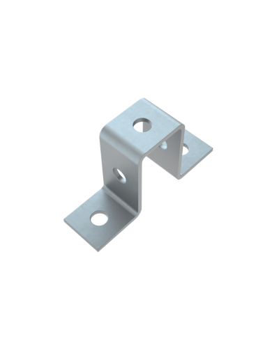 Прямоугольная скоба для страт-профиля 41х72 мм HD85 КМ-профиль (PS41-72 HD85) в Первоуральске Держатели, клипсы, скобы Pintop.ru